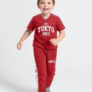 Boys Printed Joggers Set